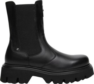 Nero Giardini Chelsea Enkellaars - Dames - Schoenen - Zwart - Maat: 38 EU Leer