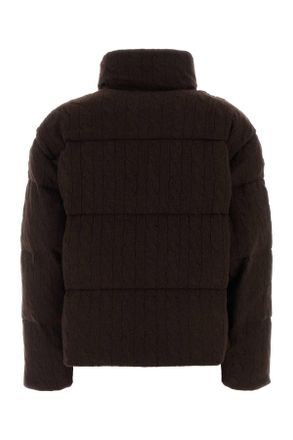 Polo Ralph Lauren Wool-Blend Quilted Down Jacket - Brown