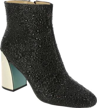 Betsey Johnson Womens Hugo Ankle Bootie In Black