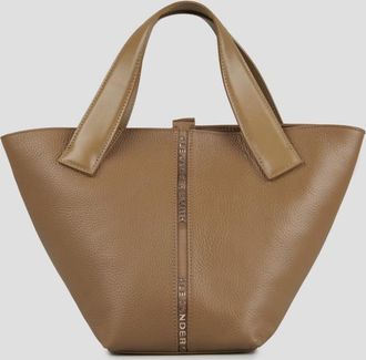 Alexander Smith Lauren Small handbag with shoulder strap in brown tumbled leather