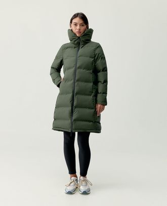 Born Jacket Coat Kaki Leaft