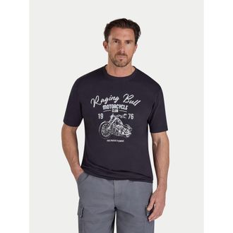 Raging Bull Motorcycle Club Printed T-Shirt in Black at Nordstrom, Size Xxx-Large