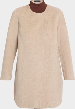 Neiman Marcus Double-Faced Cashmere Coat