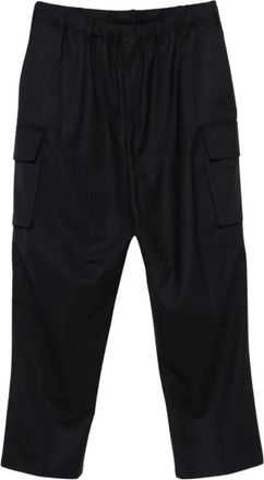 Lardini Rechte broek - Heren - Broeken - Blauw - Maat: L Zijde