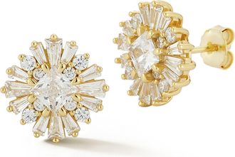 Glaze Jewelry Sterling Silver Cluster Studs