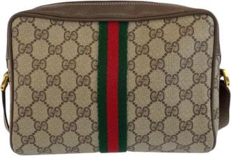 Gucci Borsa a tracolla GG Supreme usata - - Pre-owned - Donna - Marrone - ONE SIZE