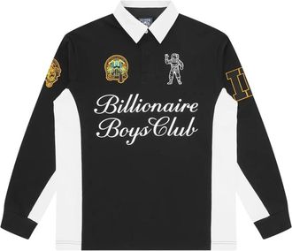 Billionaire Boys Club Maglia da Rugby Script Panelled - - Tops - Uomo - Nero - XL