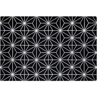 Beliani Rug SIBEL Black 160 x 230 cm Viscose
