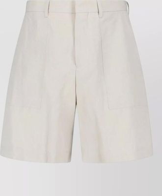 Lardini tailored shorts featuring belt loops buttoned pockets