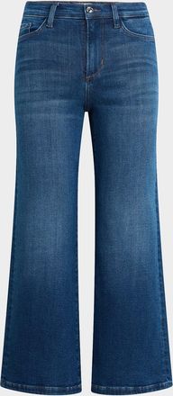 Favorite Daughter The Ruby Mid-Rise Wide-Leg Denim Jeans