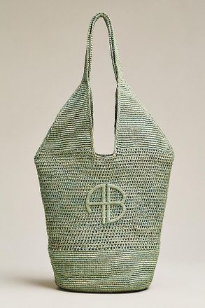 Anine Bing Leah Logo Hobo Bag