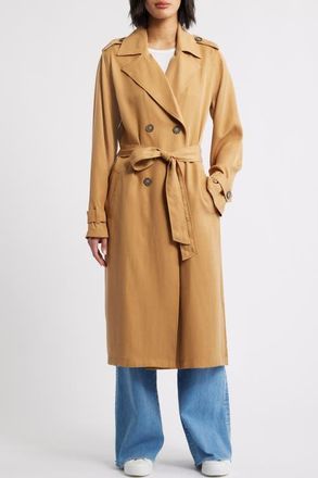 Cloth & Stone Trench Coat in Golden Camel at Nordstrom, Size X-Small