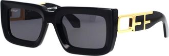 Off-white Boston Zonnebril - Dames - Zonnebrillen - Zwart - 55 MM - Accessoires