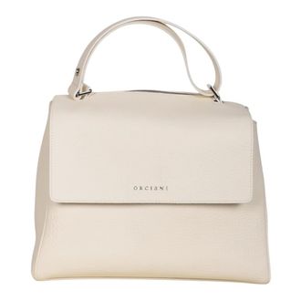 Orciani Sveva Soft Medium Shoulder Bag - female - Orciani - Handbags - White - ONE SIZE - Bags