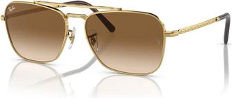 Ray-Ban unisex, Accessoires, Geel, Maat: 58 MM Satijn