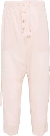 Undercover Pantaloni con cavallo basso - Rosa