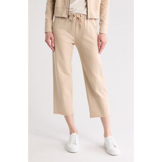 James Perse French Terry Raw Edge Sweatpants in Sand Dune at Nordstrom Rack, Size 3 (Fits Like 8-10 Us)