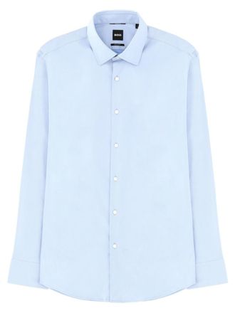 HUGO BOSS Sky Blue Regular Solid Shirt