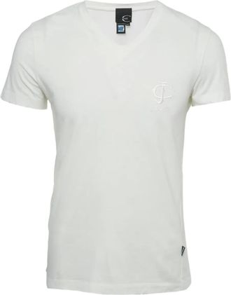 Just Cavalli T-shirt con logo ricamato - Bianco