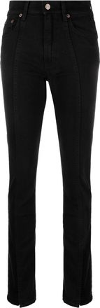Polo Ralph Lauren high-waisted denim jeans - women - Cotton/Spandex/Elastane/Polyester - M - Black