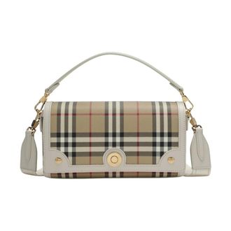 Burberry Handbags, female, Beige, Size: ONE SIZE Note Bag