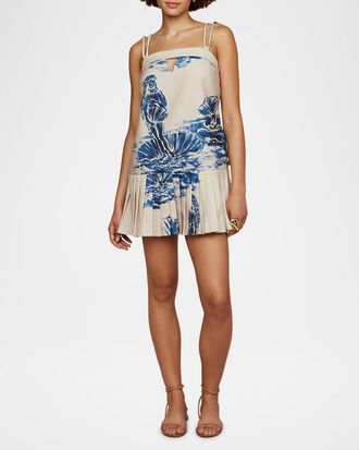 AMUR Joyce Fit & Flare Mini Dress