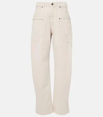 Isabel Marant Beryl high-rise wide-leg jeans