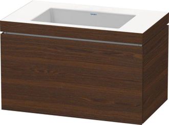 Duravit Duravit - L-cube Meuble Vasque C-bonded Avec Socle, Suspendue Au