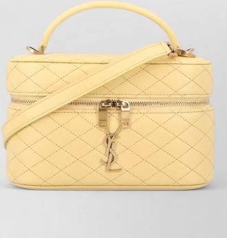 Saint Laurent gaby lambskin vanity crossbody bag