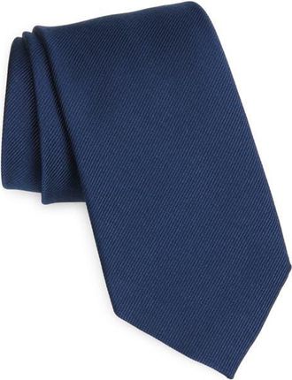 Tom Ford Mogador Solid Silk Tie in Hb785 Ink Blue at Nordstrom