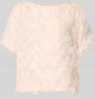 Selected Boxy Fit Blusenshirt mit Fransen-Design Modell MYLINE in Rosa, Gr&ouml;&szlig;e 34