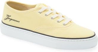 Jacquemus Les F&eacute;f&eacute; Skate Sneaker in Light Yellow at Nordstrom, Size 10Us