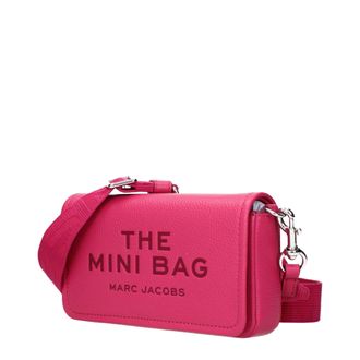 Marc Jacobs Womens Pink Leather Crossbody Bag