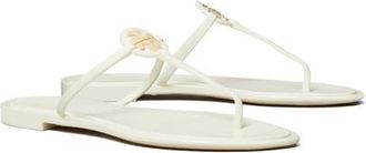 Tory Burch Mini Miller Jelly Thong Sandal in Ivory /Gold at Nordstrom, Size 11