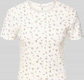 Only Regular Fit T-Shirt aus Baumwoll-Mix Modell FENJA in Weiss, Gr&ouml;&szlig;e XL