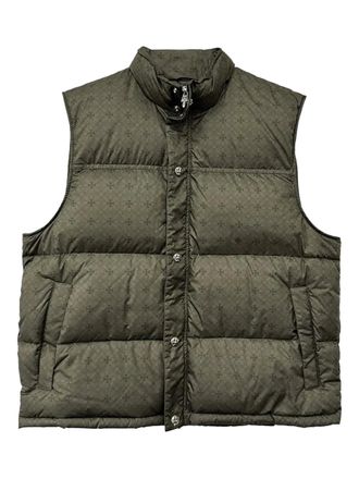 Chrome Hearts Gilet imbottito con monogramma - Verde