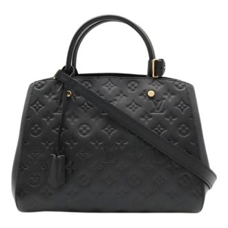 Louis Vuitton Pre-owned Vintage Monogram Empreinte Handbag - Dames - Pre-owned - Zwart - Maat: ONE Size Leer