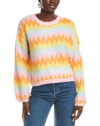 Anna Kay & Co. Dianthe Cashmere-Blend Pullover