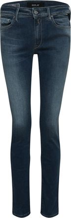 Replay Womens New Luz Skinny-Fit Jeans in Blue Cotton - Size 29W/28L