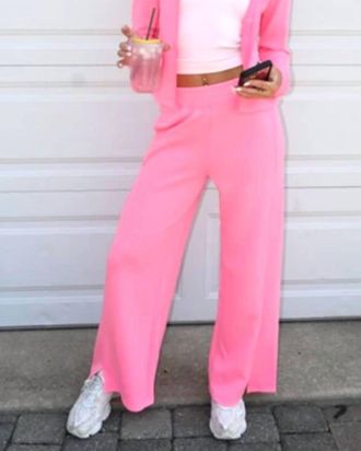 Vintage Havana Sherbet Wide Leg Pants In Pink