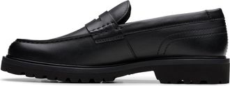 Clarks Mens Berwick Lo, Black Leather, 10.5 UK