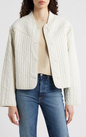 Rag & Bone Margot Quilted Jacket in Plain Tan at Nordstrom, Size X-Small