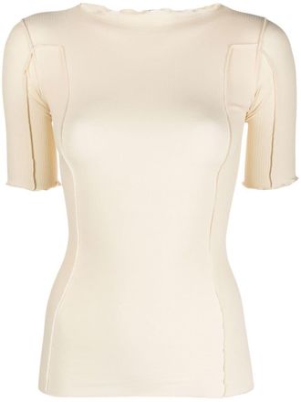 BASERANGE Katoenen top - Beige