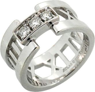 Tiffany & Co. White White Gold (18K) Band Ring (Pre-Owned)