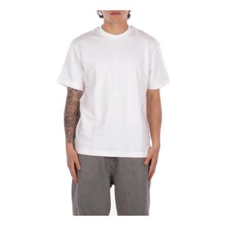 Lacoste T-Shirts, male, White, Size: 2XL Lacoste T-shirts and Polos