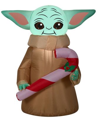National Tree Company 3.5Ft Inflatable Baby Yoda