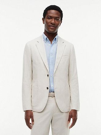 Tommy Hilfiger New York Label Regular Fit Dobby Blazer
