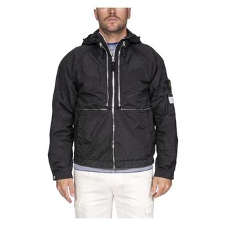 Stone Island Jassen, Heren, Zwart, L, Herenjas