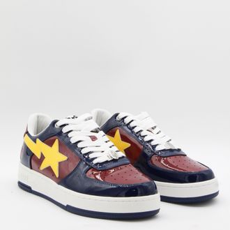 A Bathing Ape Star Colorblock Sneaker - Multicolor