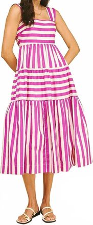 Pinch Design Pretty Midi Dress In Pink